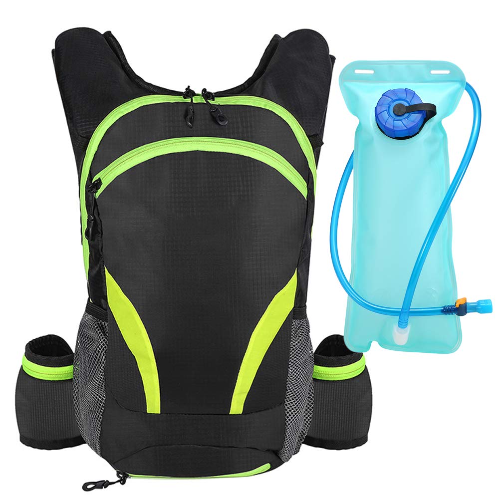 Lixada 15L Hydration Pack Backpack with 2L Water Bladder - Lightweight Breathable Running Backpack for Hiking, Cycling, Camping & Outdoor Sports - Perfect for Marathon Training, Mountain Biking and Adventure Travel