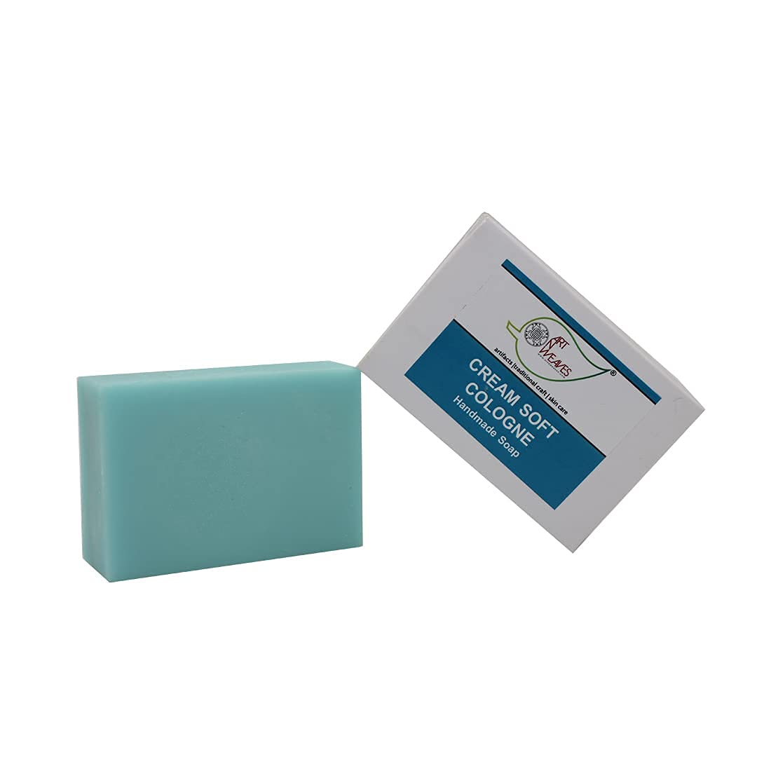 ArtNweaves Handmade Cream Soft Cologne Soap Bars - Natural Moisturizing Solid Soap for Dry Skin | 2-Pack with Gentle Fragrance | Perfect for Daily Skincare, Bath & Gift Sets