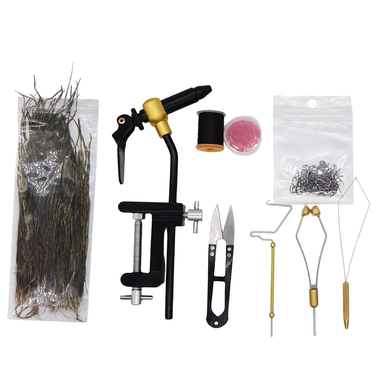 Premium Fly Tying Table Station - Professional Knot Finisher & DIY Lure Maker Tool Kit for Fly Fishing Enthusiasts | Perfect for Home Workshops & Outdoor Fishing Trips