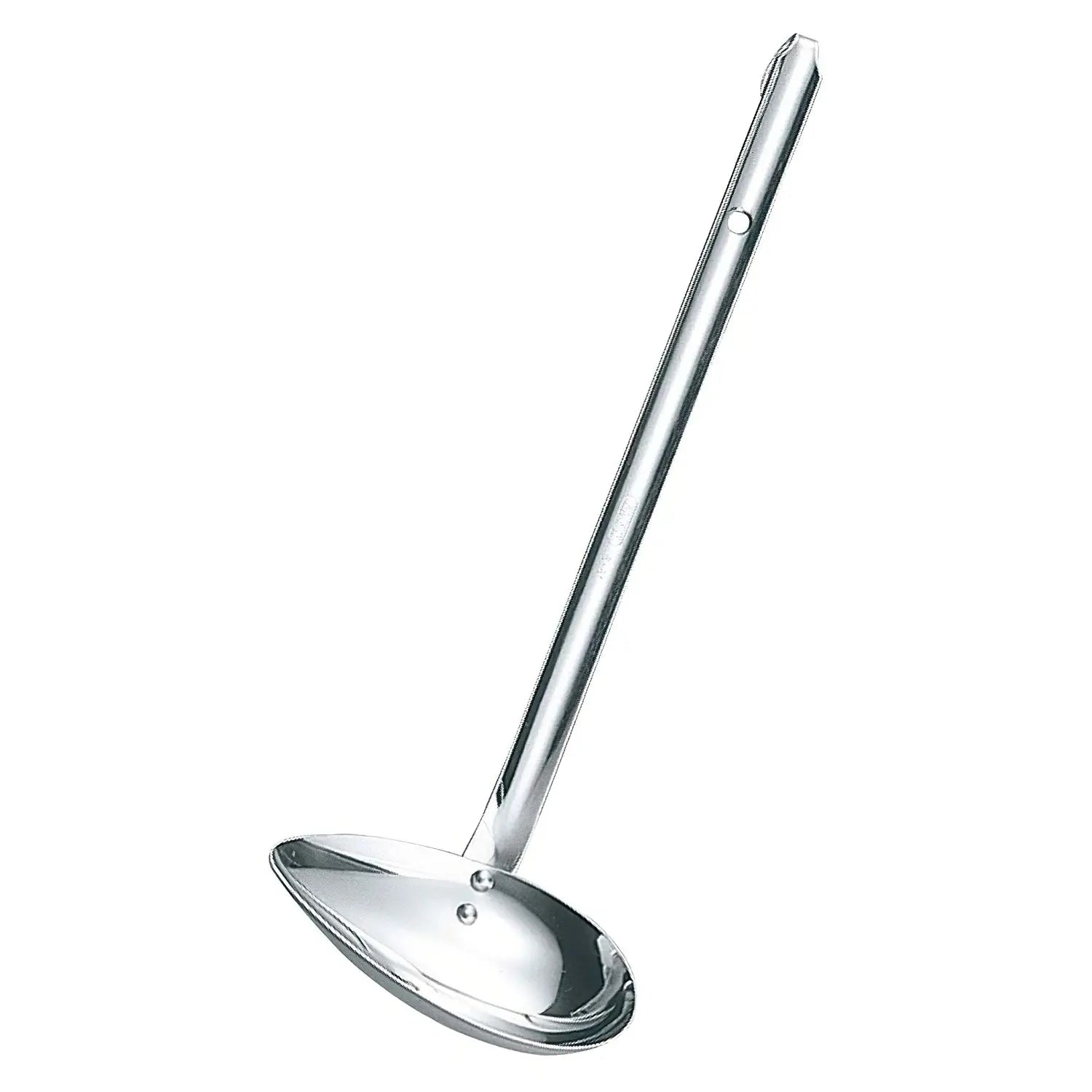 Gyokkodou Left-Handed Stainless Steel Side Scooping Ladle - Perfect for Cooking, Serving & Kitchen Use