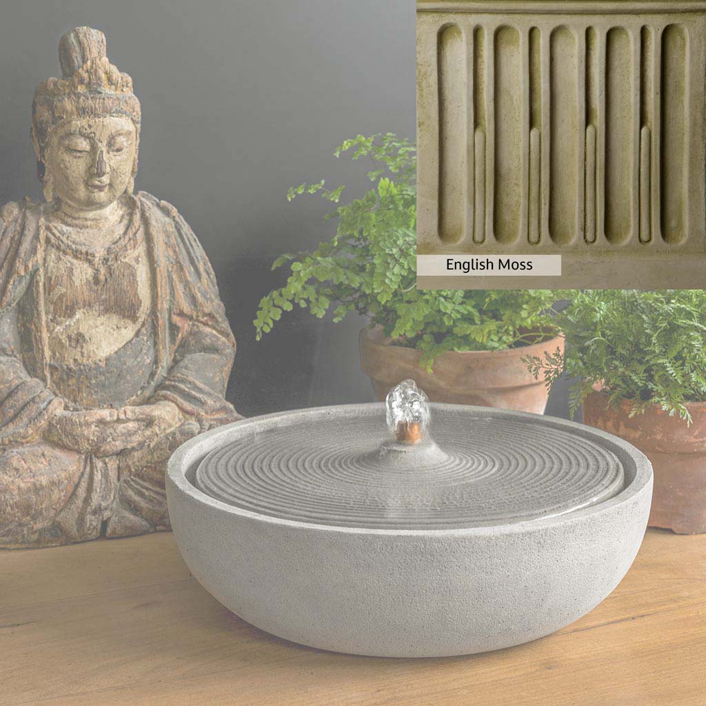 Campania International Ripple Fountain - Outdoor Garden Water Feature for Patio, Yard, and Landscape Decor | Relaxing Water Sounds for Backyard Oasis