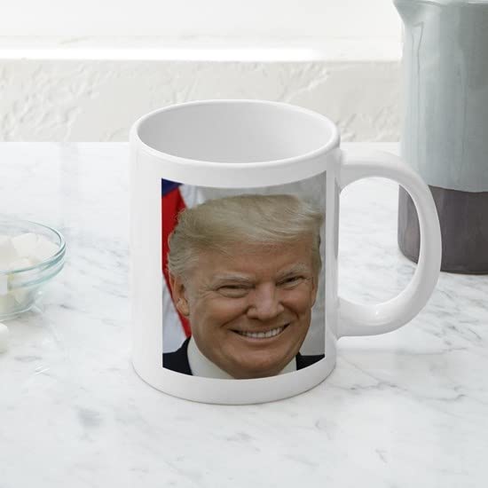 Donald Trump 20 oz Ceramic Coffee Mug - Large Insulated Tea Cup with Handle - Perfect for Office, Home & Political Gift Giving