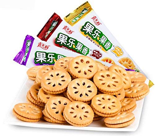 Strawberry Pineapple Blueberry Sandwich Biscuits - 3 Pack | Guangdong Snacks | Perfect for Breakfast, Snacks & Gifts