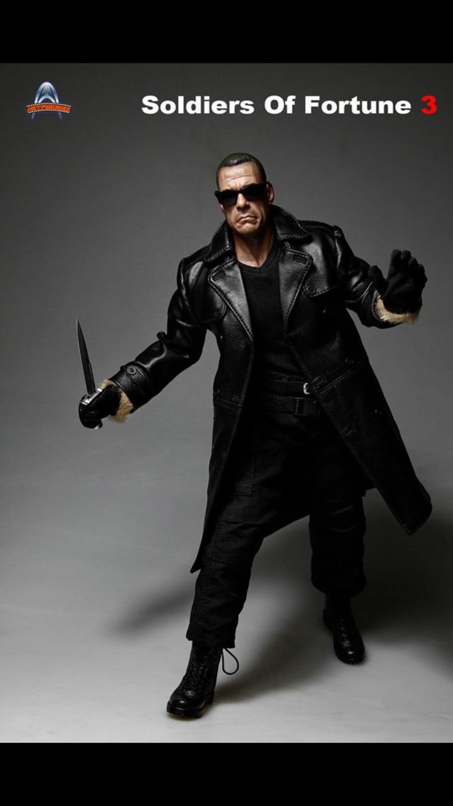 1/6 Scale Jean Claude Van Damme (Jean Vilain) Expendables 2 Action Figure - Soldiers of Fortune 3 Collectible Art Figure for Movie Fans & Display - Perfect for Collectors, Gifts, and Home Decor