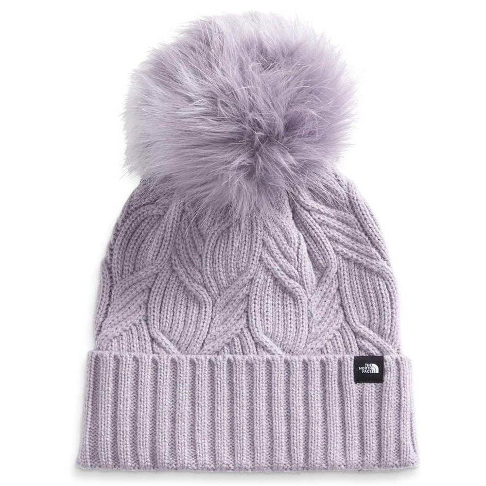 The North Face Women's Oh Mega Fur Pom Beanie - Winter Warm Fleece Lined Knit Hat for Cold Weather, Outdoor Activities & Snow Sports