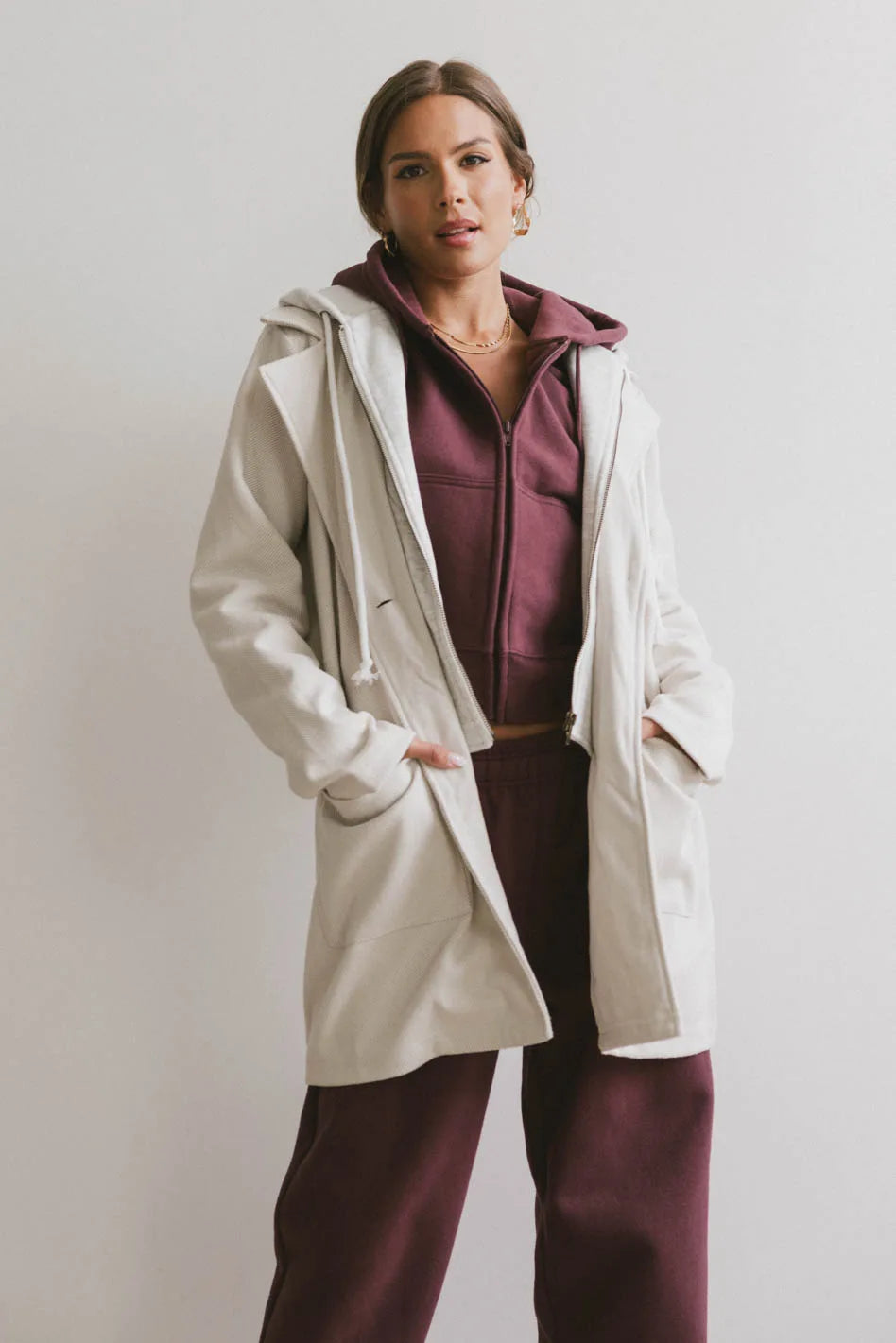 Neli Women's Trench Coat - Classic Waterproof Long Coat for Fall & Winter | Office Wear, Travel, Daily Outfits | FINAL SALE