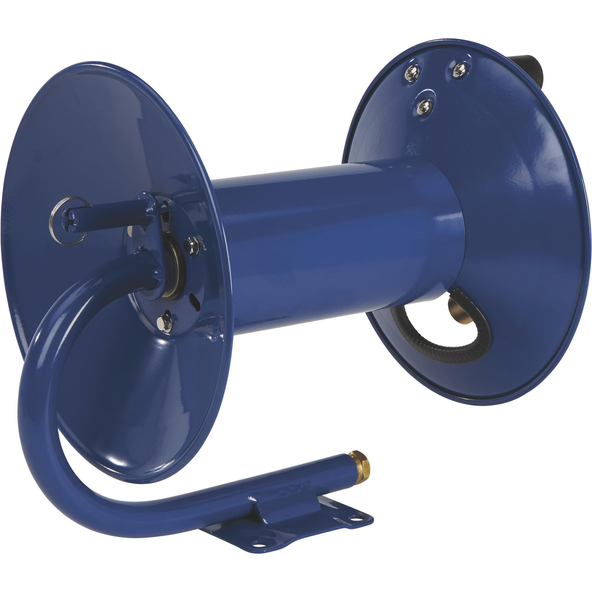 Powerhorse 4000 PSI Pressure Washer Hose Reel with 100ft Capacity - Heavy Duty Retractable Hose Storage for Car Washing, Deck Cleaning & Outdoor Home Maintenance
