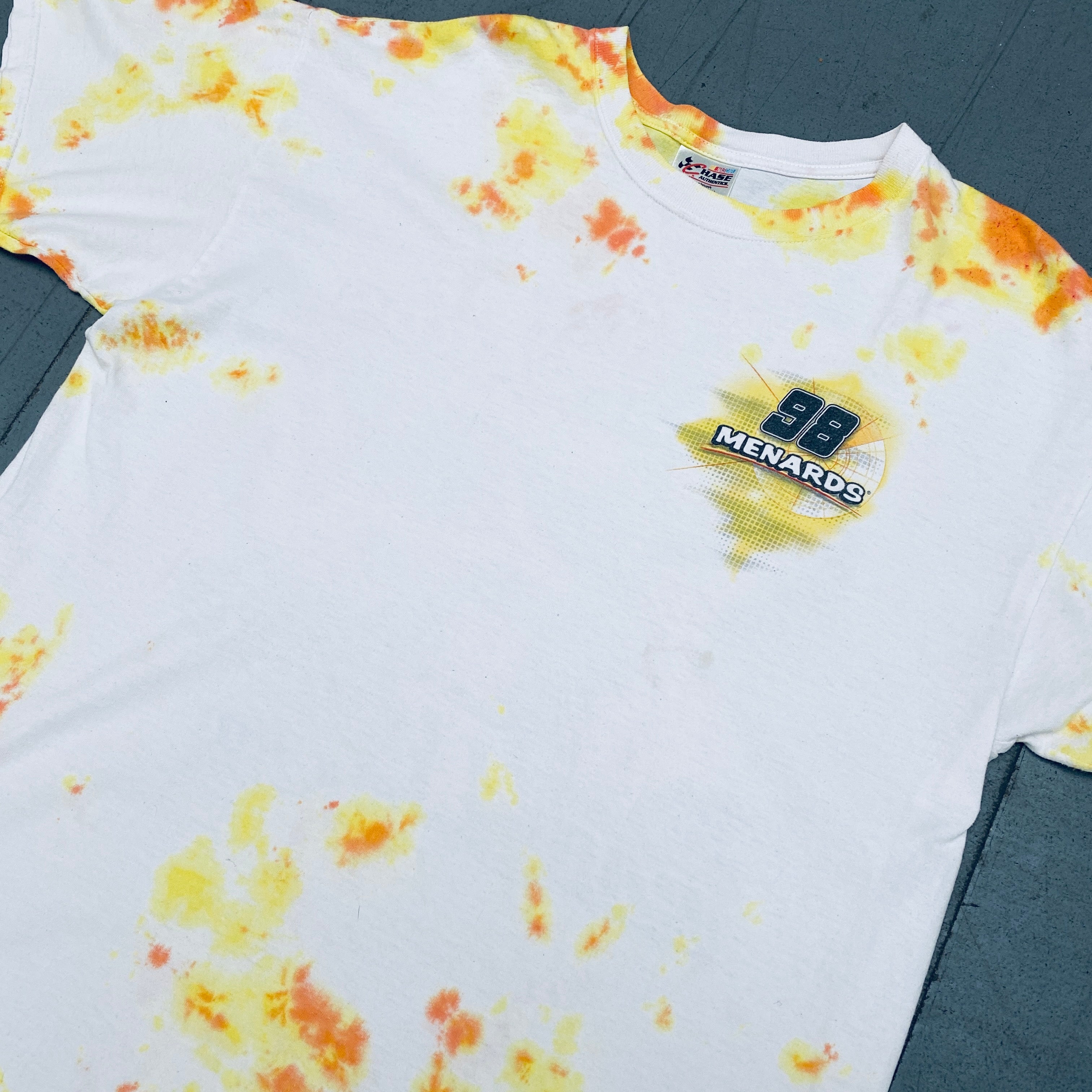 Paul Menard Tie Dye NASCAR Chase Authentics T-Shirt - XL Size | Official Licensed Merchandise for Racing Fans & Collectors | Perfect for Race Day, Tailgating & NASCAR Events