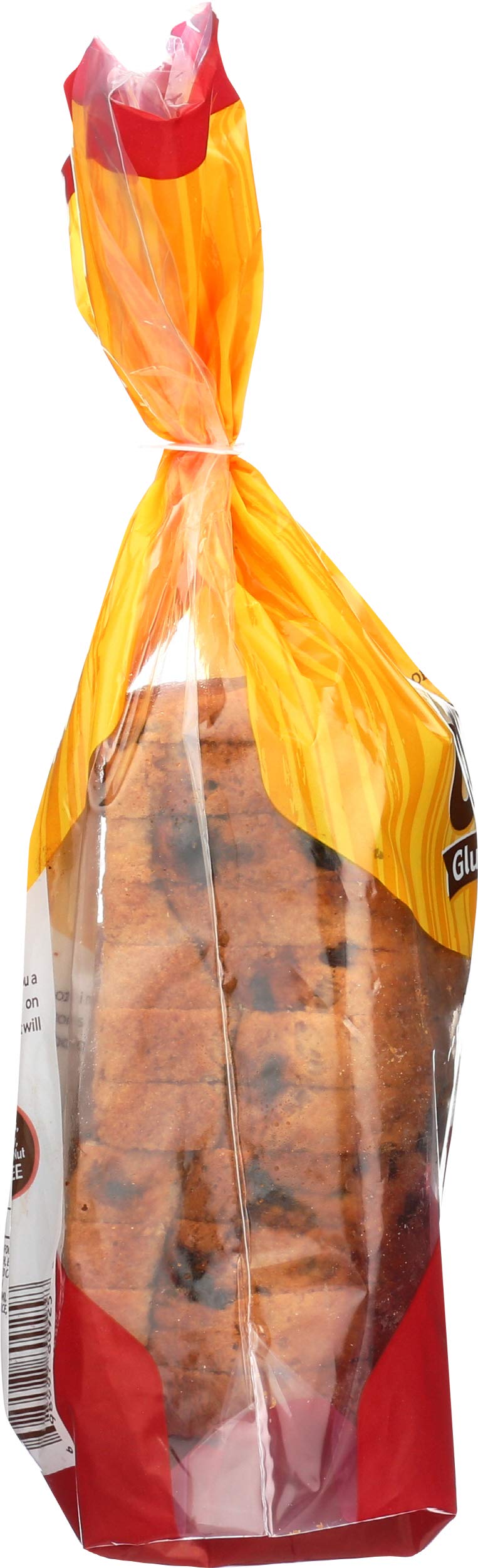 Udi's Gluten Free Cinnamon Raisin Bread - 12.1 Ounce (Pack of 1) | Soft & Delicious Gluten-Free Sandwich Bread for Breakfast, Snacks & French Toast | Certified Gluten-Free & Non-GMO