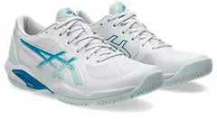 Asics Women's Solution Swift FF 2 Tennis Shoes - Sky/Reborn Blue | Lightweight & Breathable | Perfect for Competitive Matches & Court Training
