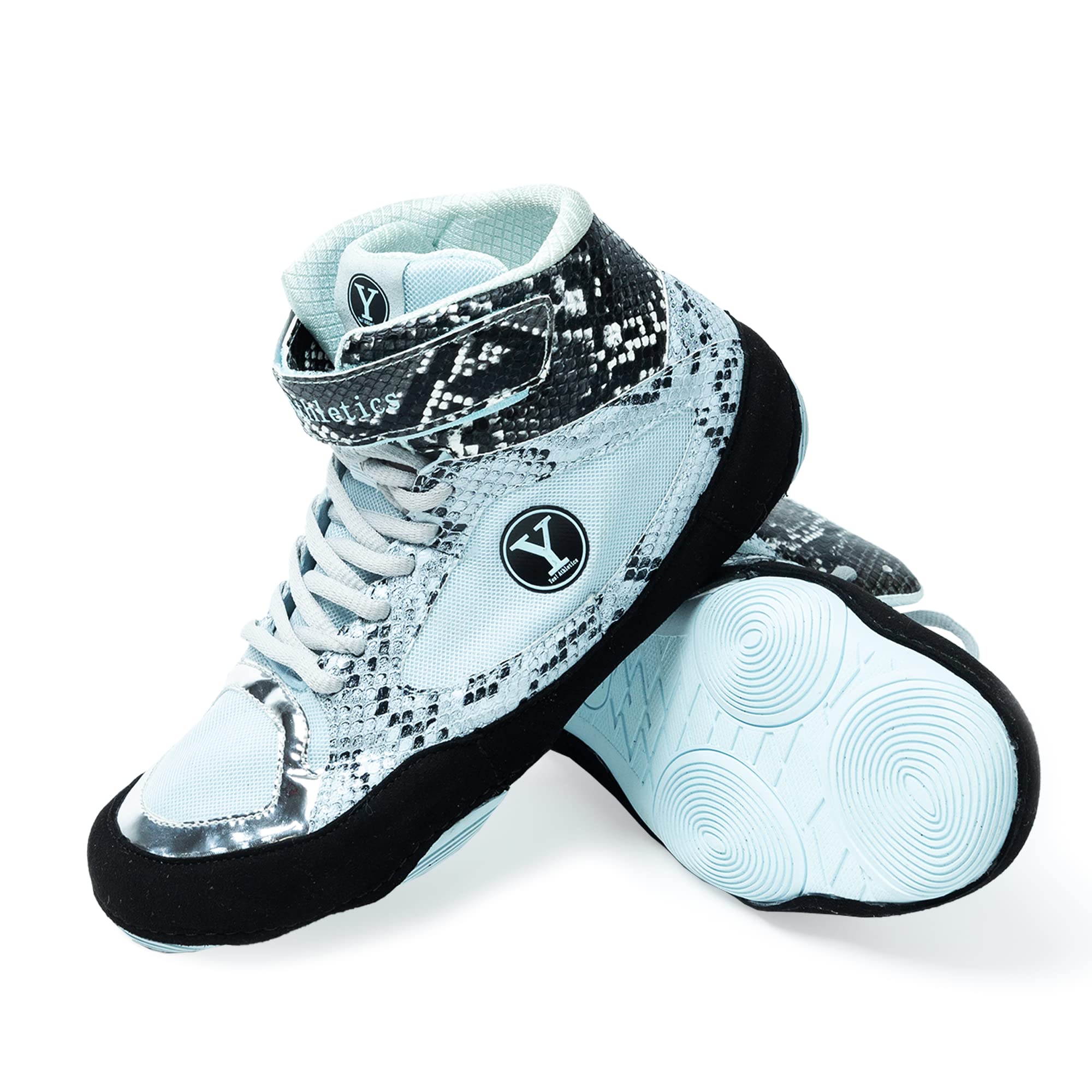 Beast Women's Wrestling Shoes - Lightweight Breathable Boxing & Weightlifting Shoes with Hook & Loop Strap - Microfiber Suede Leopard Print (Multiple Sizes) | Perfect for MMA Training, Gym Workouts & Competition