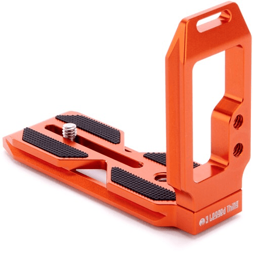 3 Legged Thing QR11 FBC 2.0 Universal L Bracket for DSLR Cameras - Copper Orange | Quick Release Plate, Tripod Mount, Vertical Shooting | Perfect for Photography, Vlogging & Outdoor Adventures