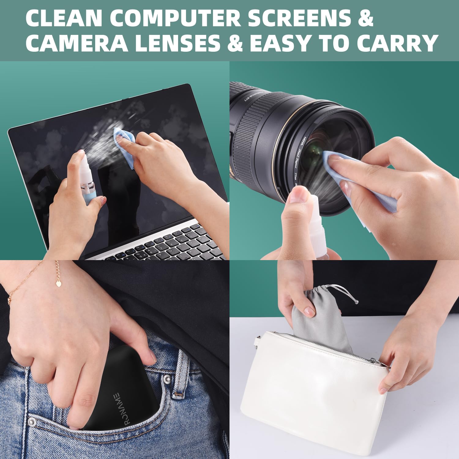 Premium AirPod & iPhone Cleaning Kit - Multi-Tool Phone Repair Set for Charging Port, Lightning Cables & Connectors | Perfect for Home, Office & Travel Device Maintenance