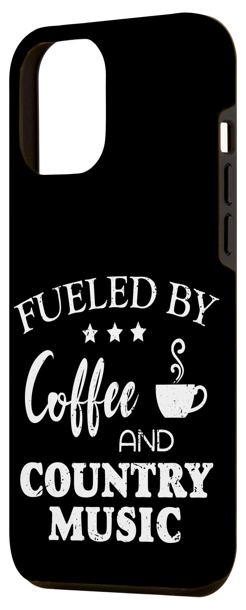 iPhone 12 Pro Max Case - Funny Country Music & Coffee Design - Durable Protective Cover for Country Lovers | Perfect for Concerts, Road Trips & Everyday Use
