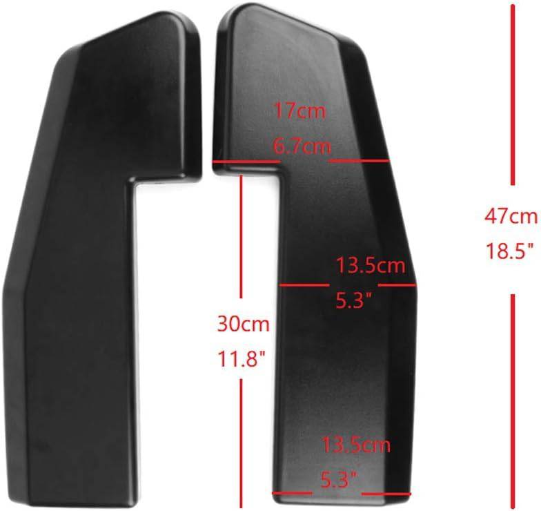 Universal V1 Style Rear Bumper Lip Splitters - 2PCs Set for Car Body Protection & Styling - Perfect for Sports Cars, Sedans & Custom Vehicles