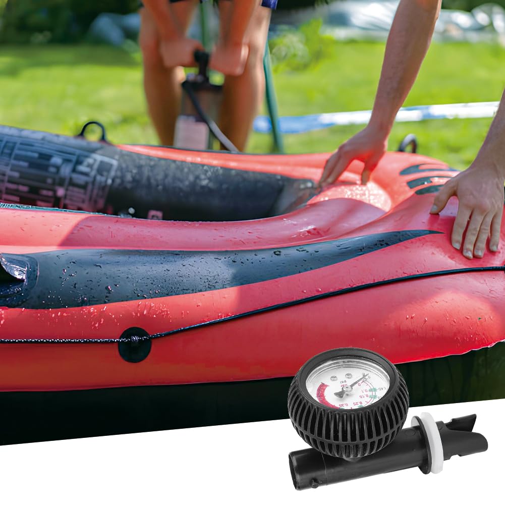 Leopacat Air Pump Pressure Gauge - Digital Inflatable Kayak & Paddle Board Accessories | Portable Diving Tank Checker with Hand Measurement | Perfect for Kayaking, Surfing & Water Sports Safety