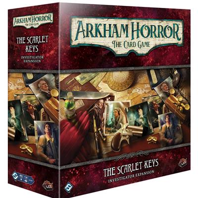 Arkham Horror LCG: The Scarlet Keys Investigator Expansion - Horror Card Game for Adults - Perfect for Game Nights & Lovecraftian Adventure Enthusiasts