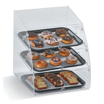 Vollrath 3-Tier Acrylic Bakery Display Case - 18.5