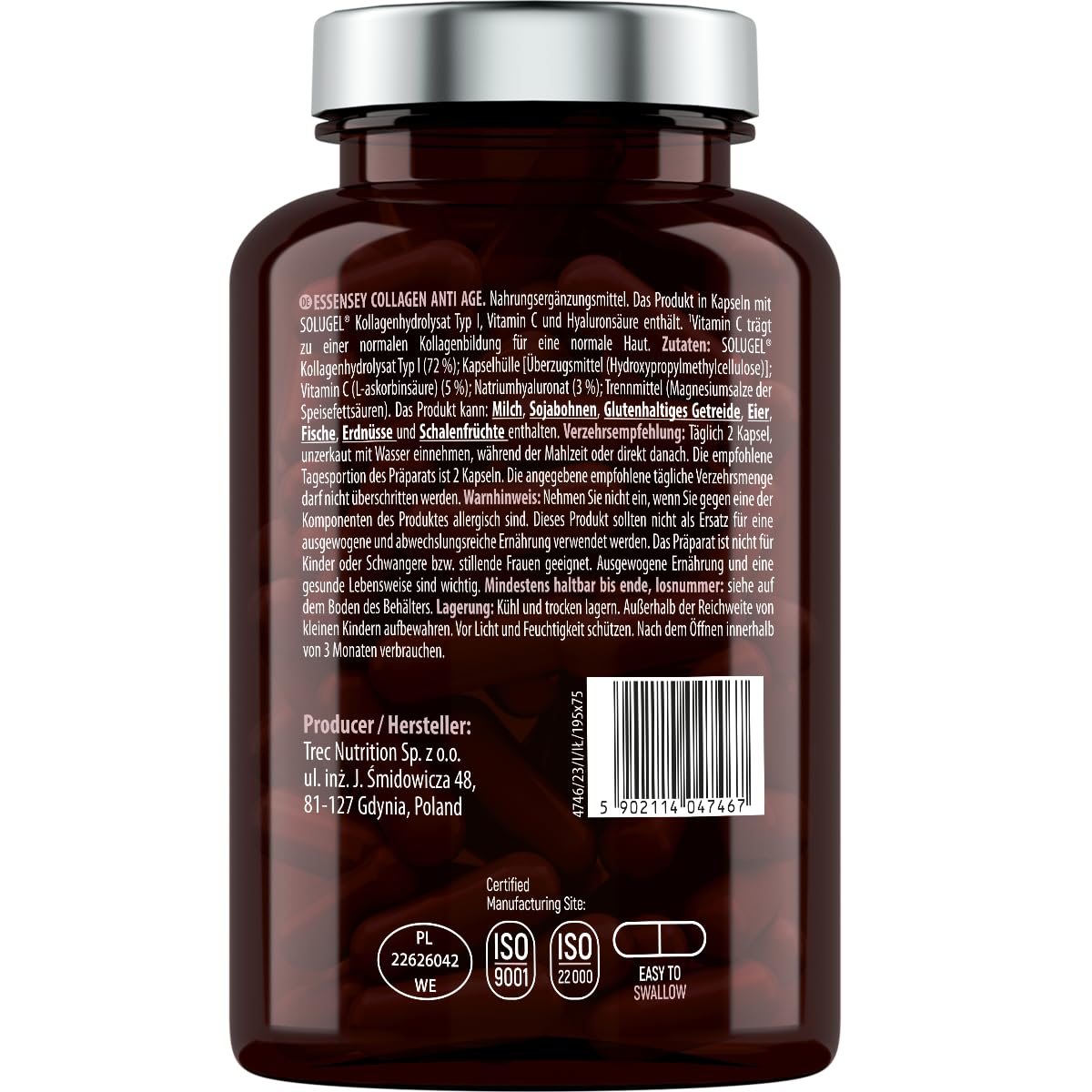 Premium Collagen Supplement for Anti-Aging - 90 Capsules | Supports Skin Elasticity & Joint Health | Perfect for Daily Wellness Routine & Beauty Regimen