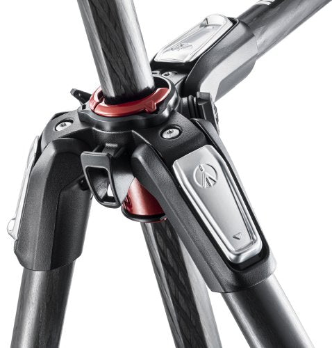 Manfrotto 055 Professional Aluminum Tripod with Horizontal Column - Heavy Duty Camera Stand for Photography & Videography - Perfect for Outdoor Shoots, Studio Work & Travel