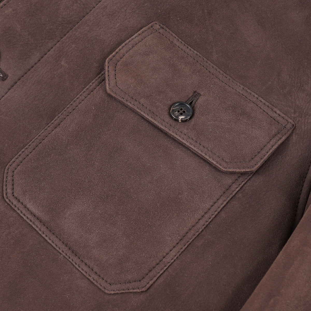Premium Shearling Leather Shirt Jacket for Men & Women | Cozy Winter Outwear | Perfect for Outdoor Adventures & Casual Street Style