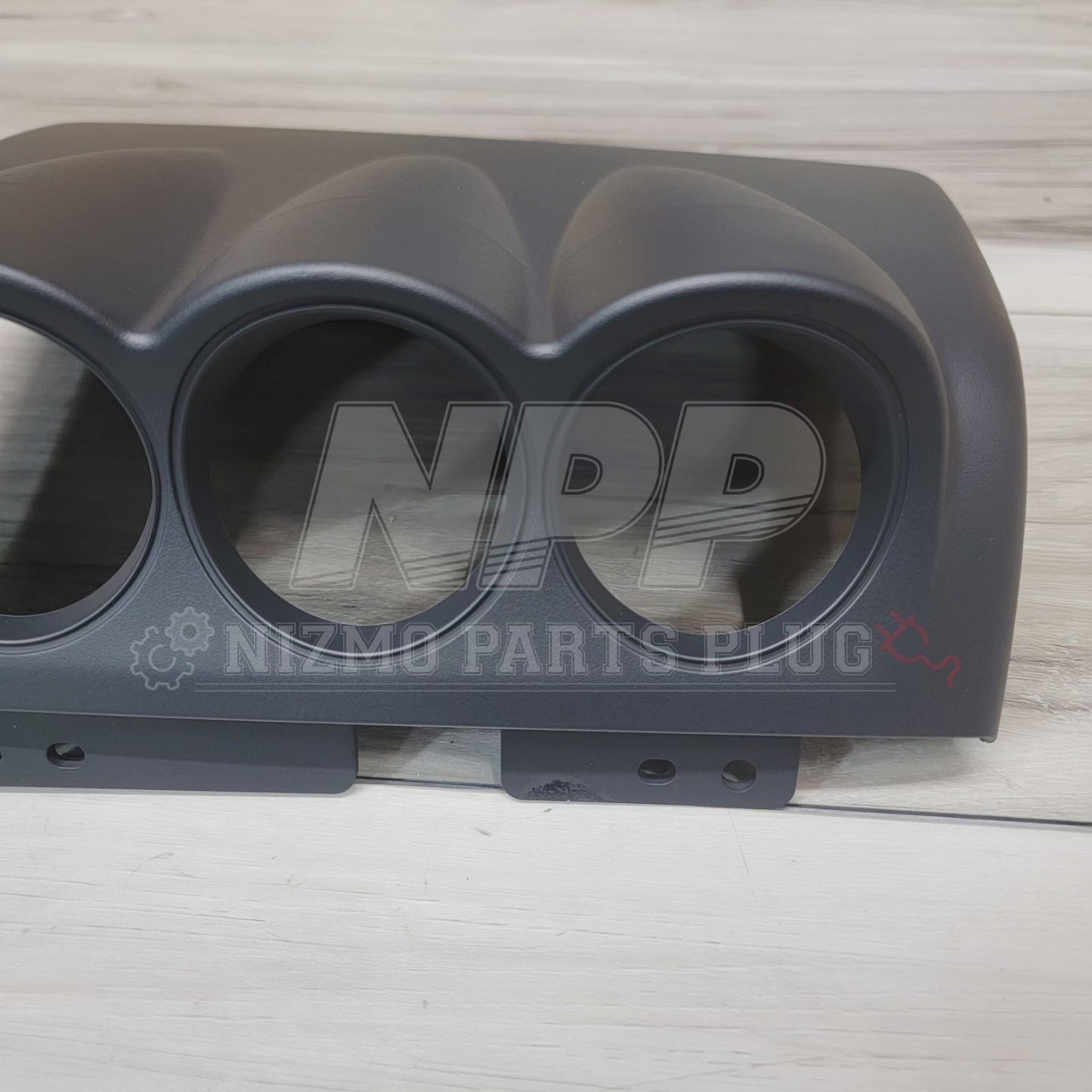 Nissan Skyline R34 GTT Triple Gauge Meter Center Cover Assembly - Replacement Dashboard Panel for Performance Tuning & Car Interior Upgrade