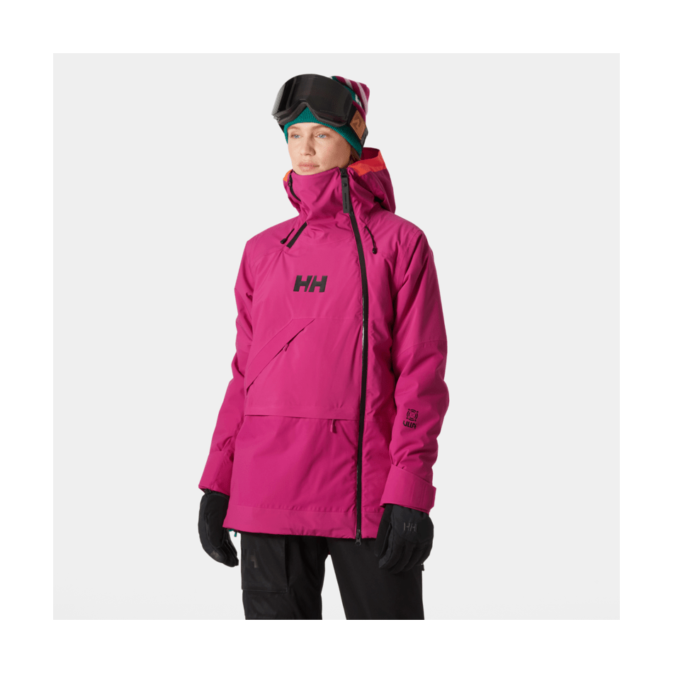 Helly Hansen Women's Powchaser Asym Jacket 2025 - Waterproof Ski Jacket for Women, Lightweight Winter Coat with Adjustable Hood - Perfect for Skiing, Snowboarding & Outdoor Winter Activities
