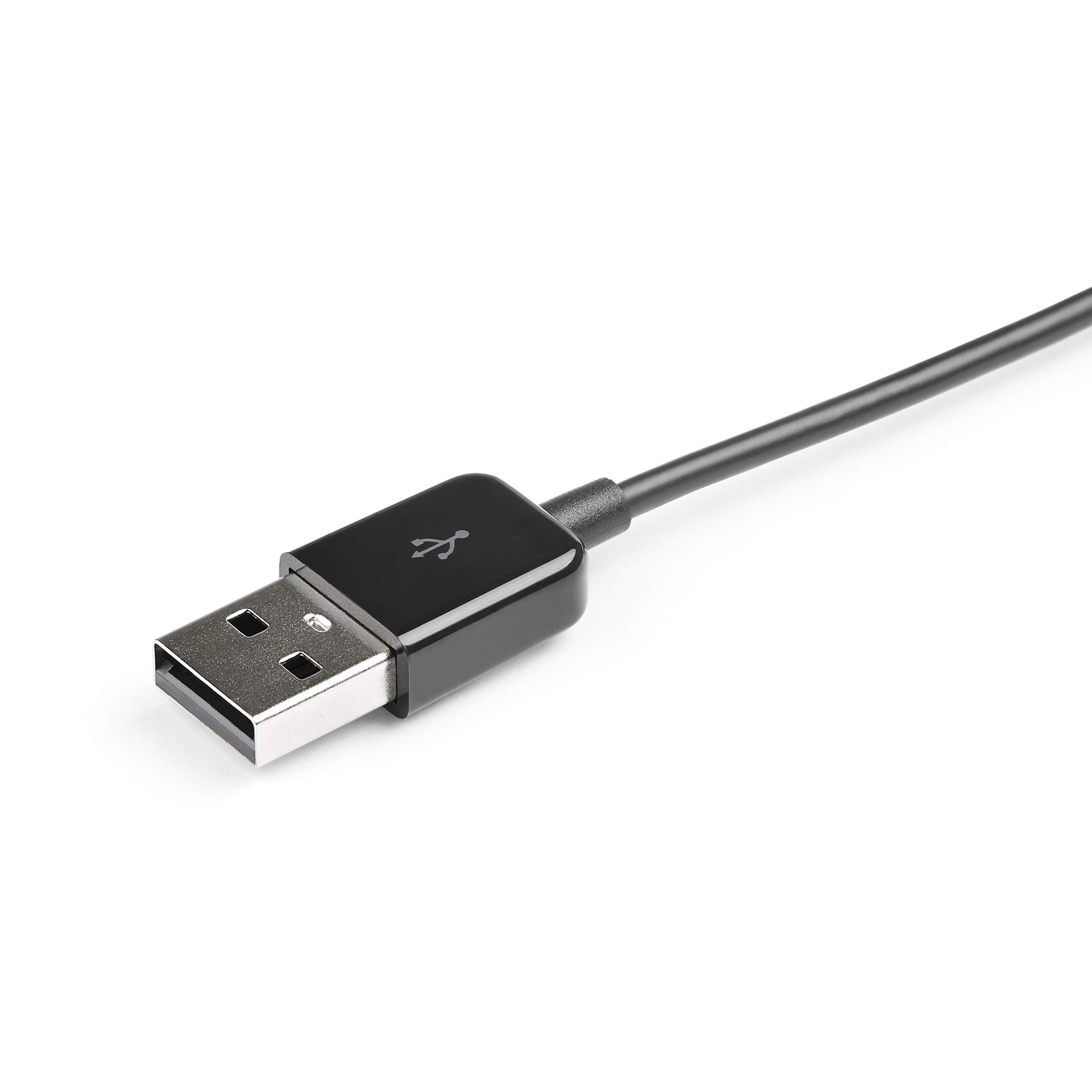 StarTech.com 6ft (2m) Active HDMI to DisplayPort Cable 4K 30Hz - HDMI 1.4 to DP 1.2 Adapter Converter with Audio Support - USB Powered for Mac & Windows - Connect HDMI Laptop to DP Monitor (HD2DPMM6) - Perfect for Home Office, Gaming & Multimedia Presentations