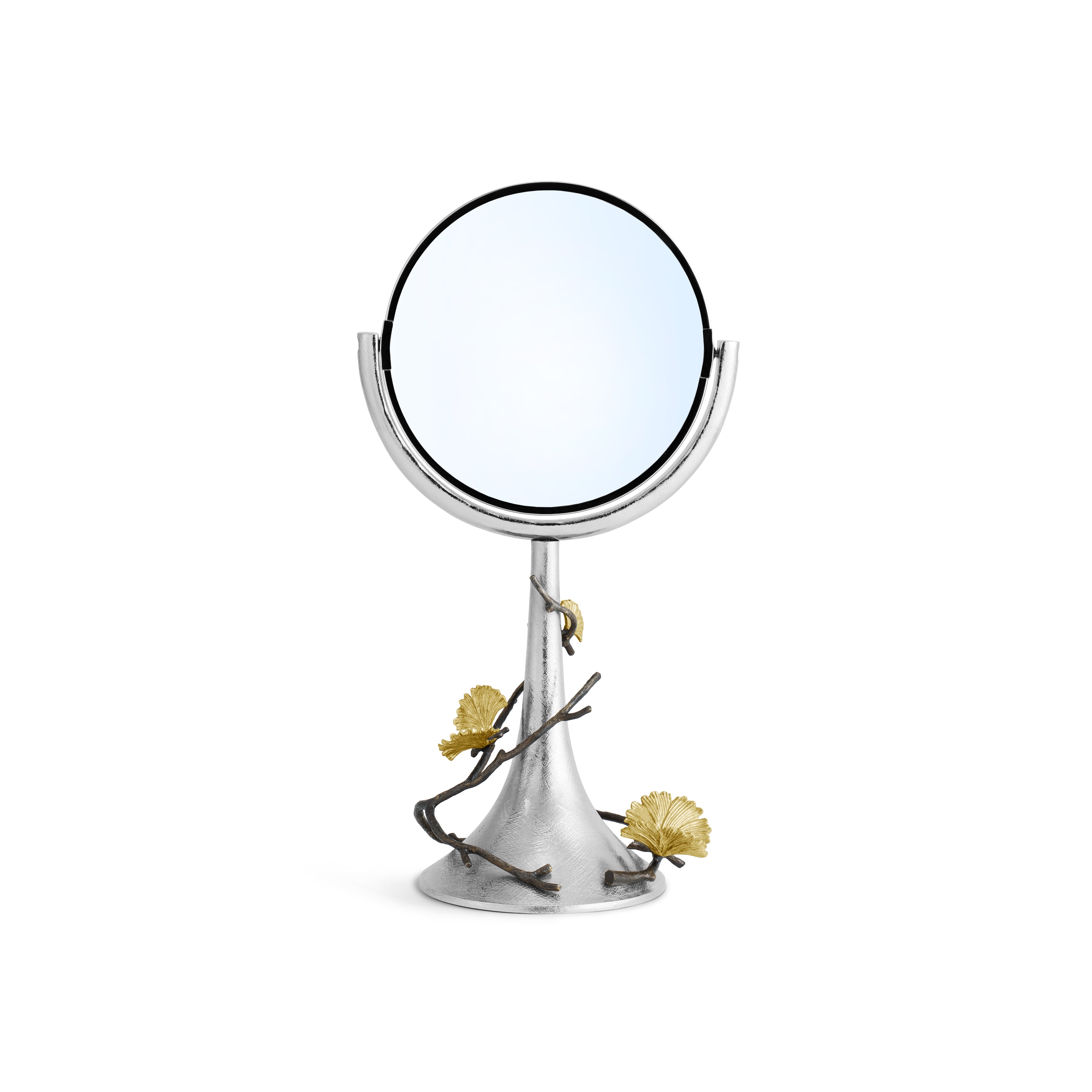 Butterfly Ginkgo Vanity Mirror - Elegant Decorative Makeup Mirror for Dressing Table, Bedroom & Bathroom | Perfect for Home Decor, Gift & Vanity Organizing