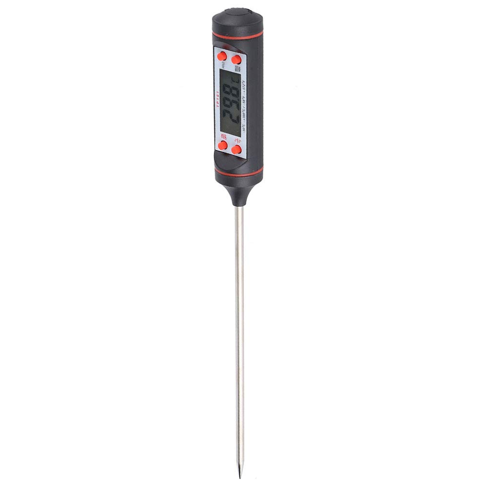 ENZZ Digital Meat Thermometer for Cooking, Grilling, Baking - Instant Read Food Thermometer for Roast Lamb, Turkey, Bread, Candy Making - Perfect for BBQ, Kitchen & Outdoor Cooking