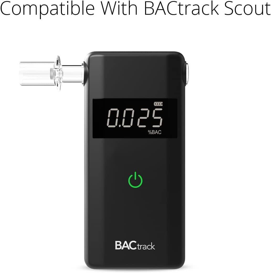 BACtrack Professional Breathalyzer Mouthpieces (500 Count) - Compatible with BACtrack S80, Trace, Scout, Element & S75 Alcohol Testers | Accurate & Hygienic for Workplace, Law Enforcement & Personal Use
