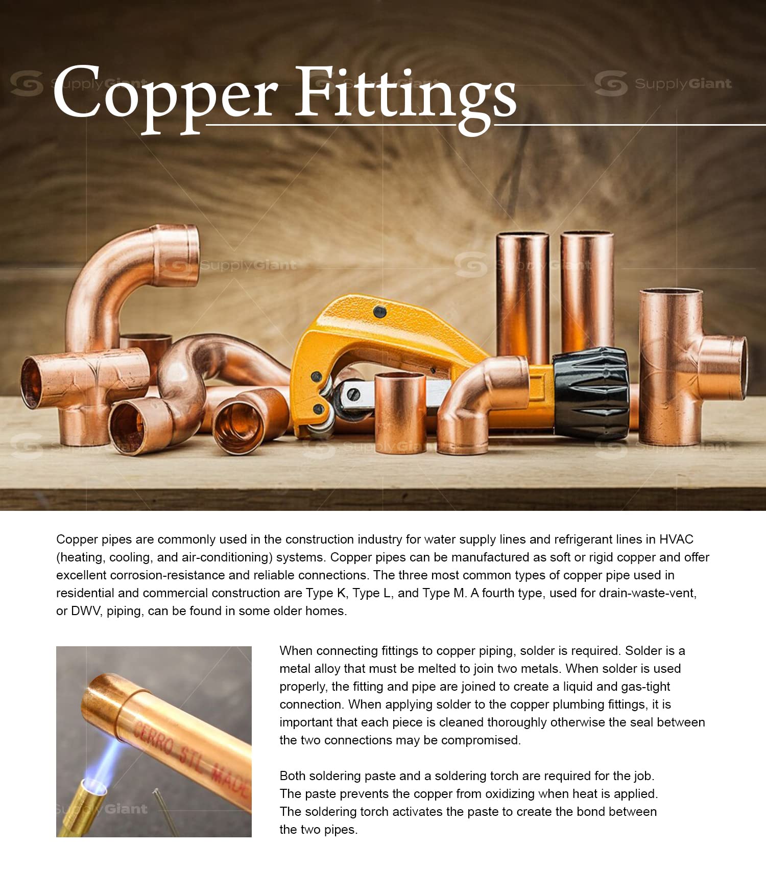 1-1/4 Inch Copper Sweat Plug End Cap Pipe Fitting for Plumbing & HVAC Systems - Durable Brass Pipe Cap for Water Lines, Gas Lines & Heating Systems (DUFD0125-5)