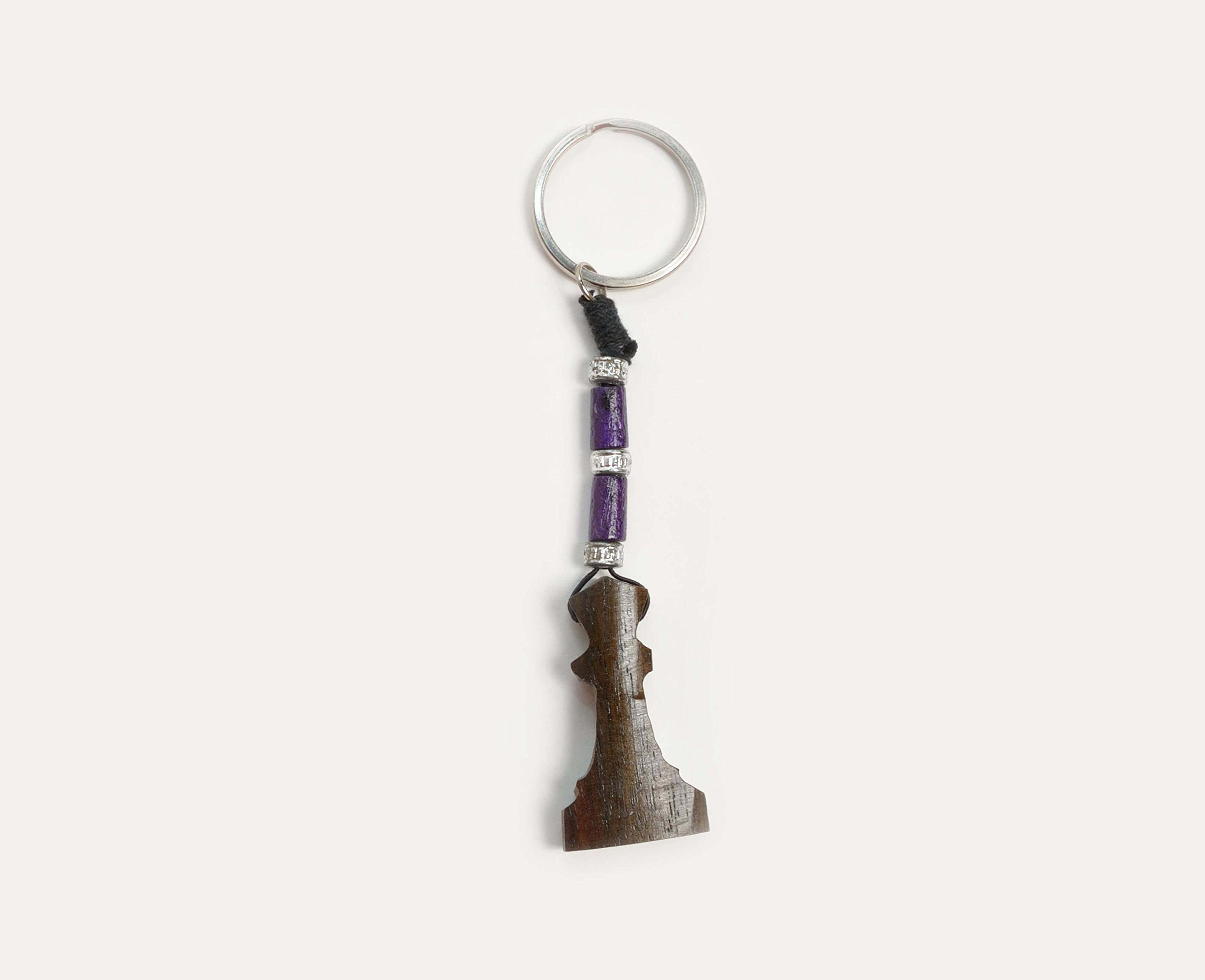 Staunton Wooden Chess Keychain - Perfect Chess Gift for Players