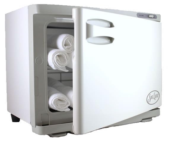 Premium SL18 Gray Towel Warmer Cabinet - Fast Heating Electric Towel Warmer for Bathroom, Spa, Salon & Home Luxury - Soft Warm Towels for Ultimate Comfort & Relaxation