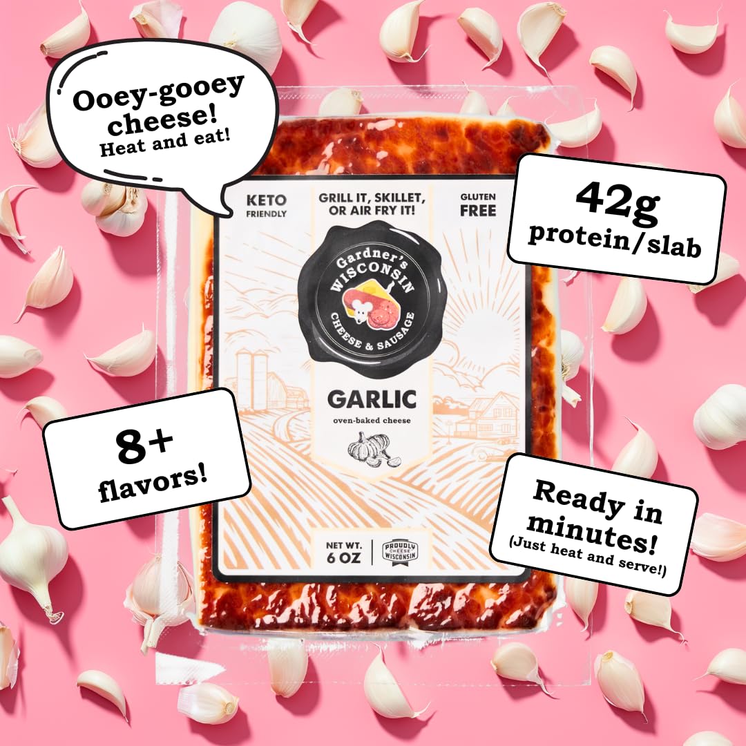 Gardner's Wisconsin Artisan Oven-Baked Cheese (9-Pack Bundle) – Handcrafted in Wisconsin | Perfect for Holiday Gifts, Grilling, BBQs & Festive Gatherings | Great for Charcuterie Boards, Wine Pairings & Party Appetizers