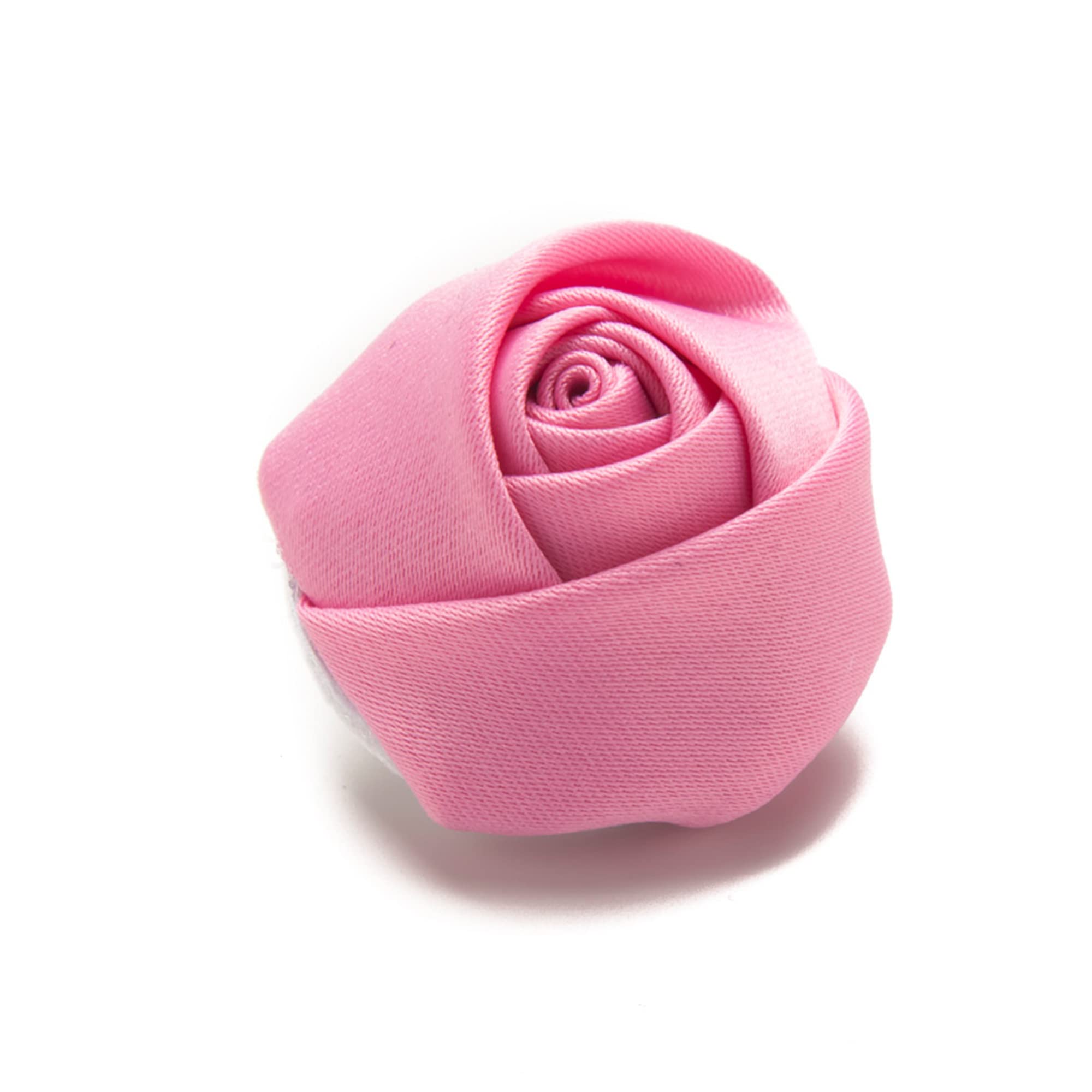 Jacob Alexander Men's Tie, Hanky & Rose Lapel Flower 3-Piece Formal Set - Perfect for Weddings, Prom & Business Events