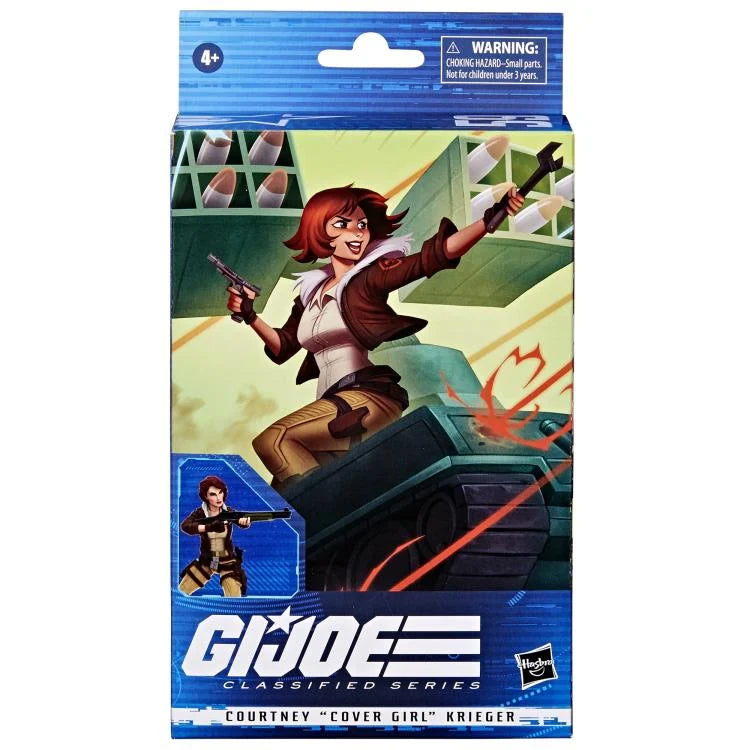 G.I. Joe: Classified Series Courtney Cover Girl Krieger Action Figure - Collectible 6-Inch Military Toy for Display & Play | Perfect for Fans, Collectors & Battle Scenes