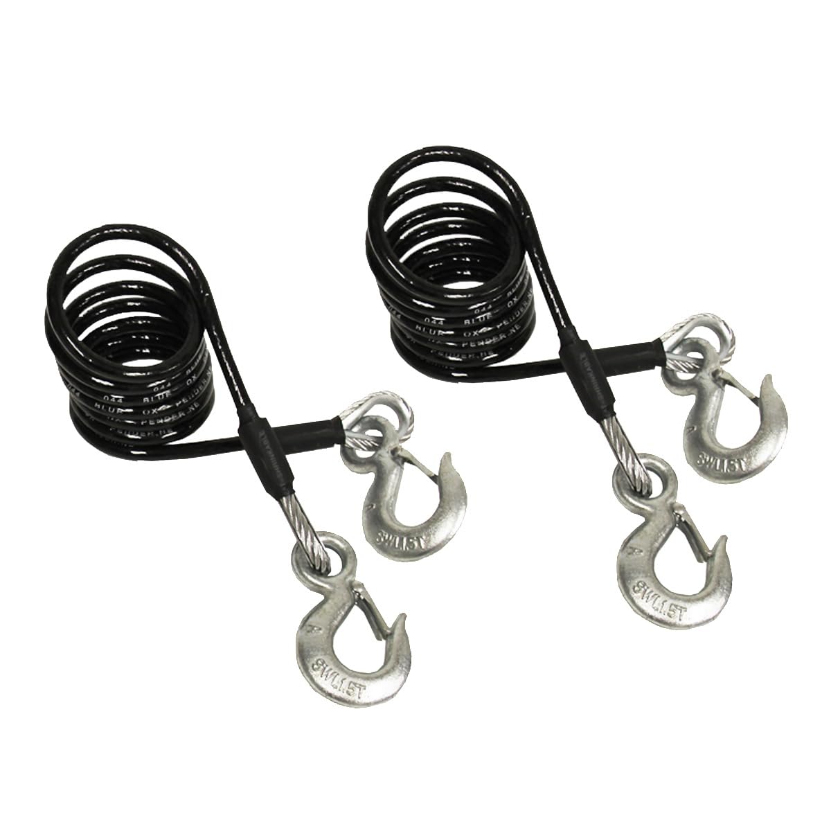Blue Ox BX88197 Class IV 10,000lb Safety Cable Kit - 7ft Heavy Duty Tow Cable for RV, Trailer & Boat Towing Safety Accessories