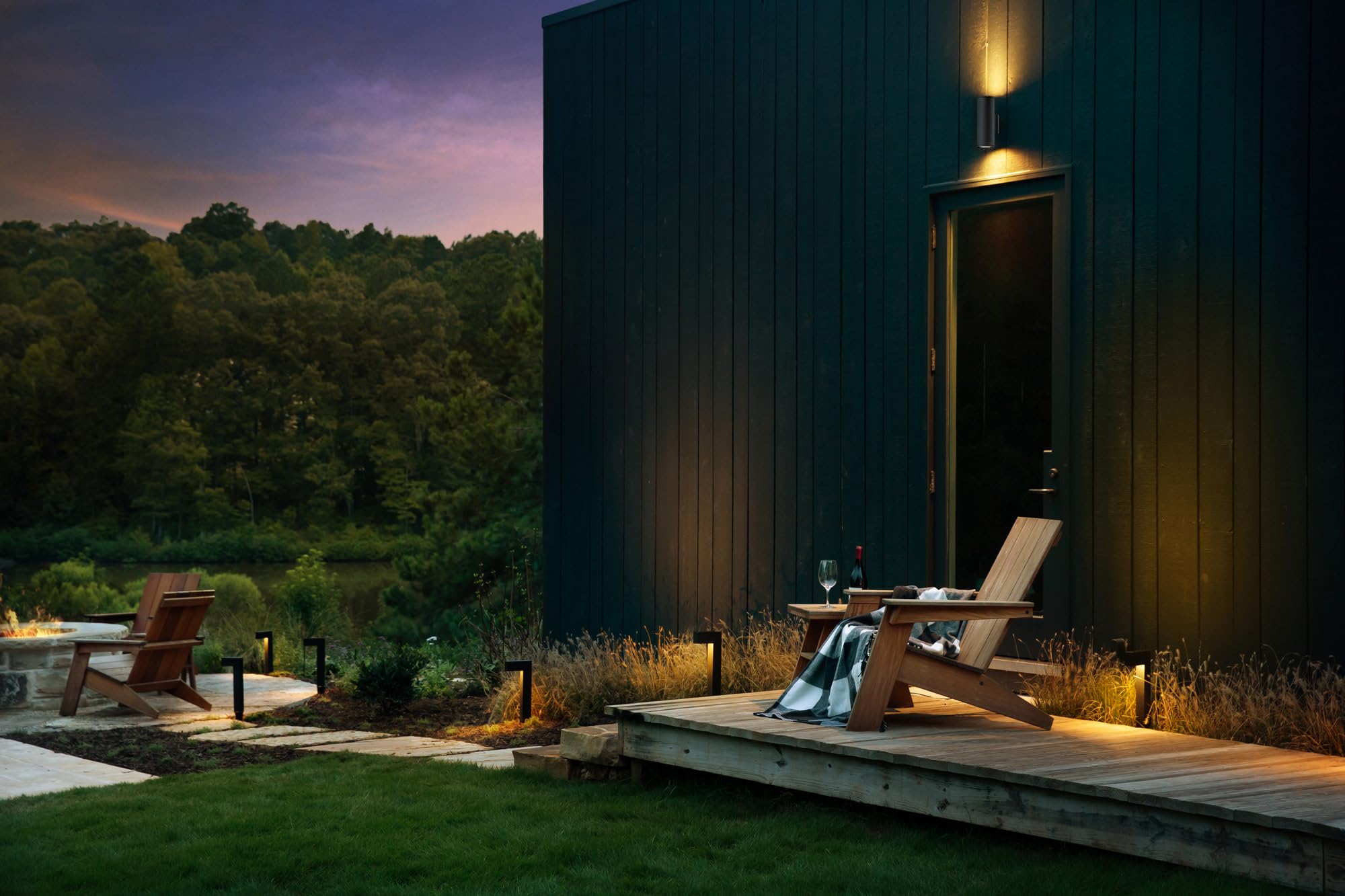 Hinkley Silo 13594BK-LL Small Outdoor LED Wall Lantern - Rust & Corrosion Resistant, Dark Sky Compliant, Black Finish - Perfect for Porch, Patio, and Garden Lighting