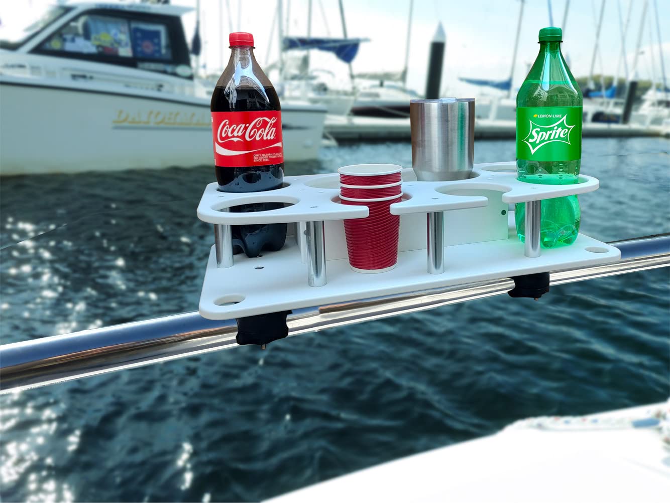 Brocraft Drink Bar with Rail Mount Bracket Kit - Adjustable 7/8