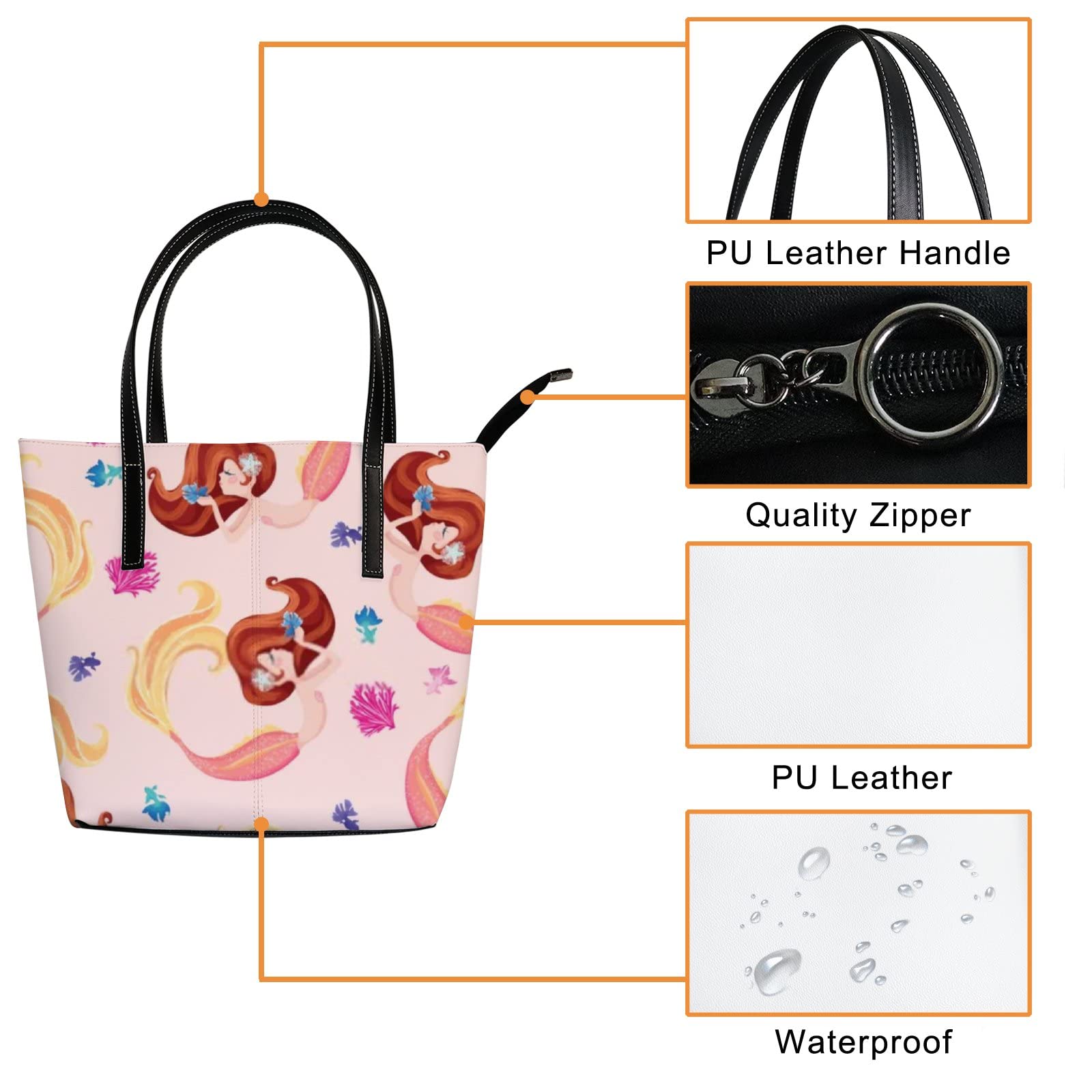 Stylish Leather Crossbody Handbags for Women - Premium Work Tote Bags with Zipper | Perfect for Office, Travel & Everyday Use | Coach-Inspired Design