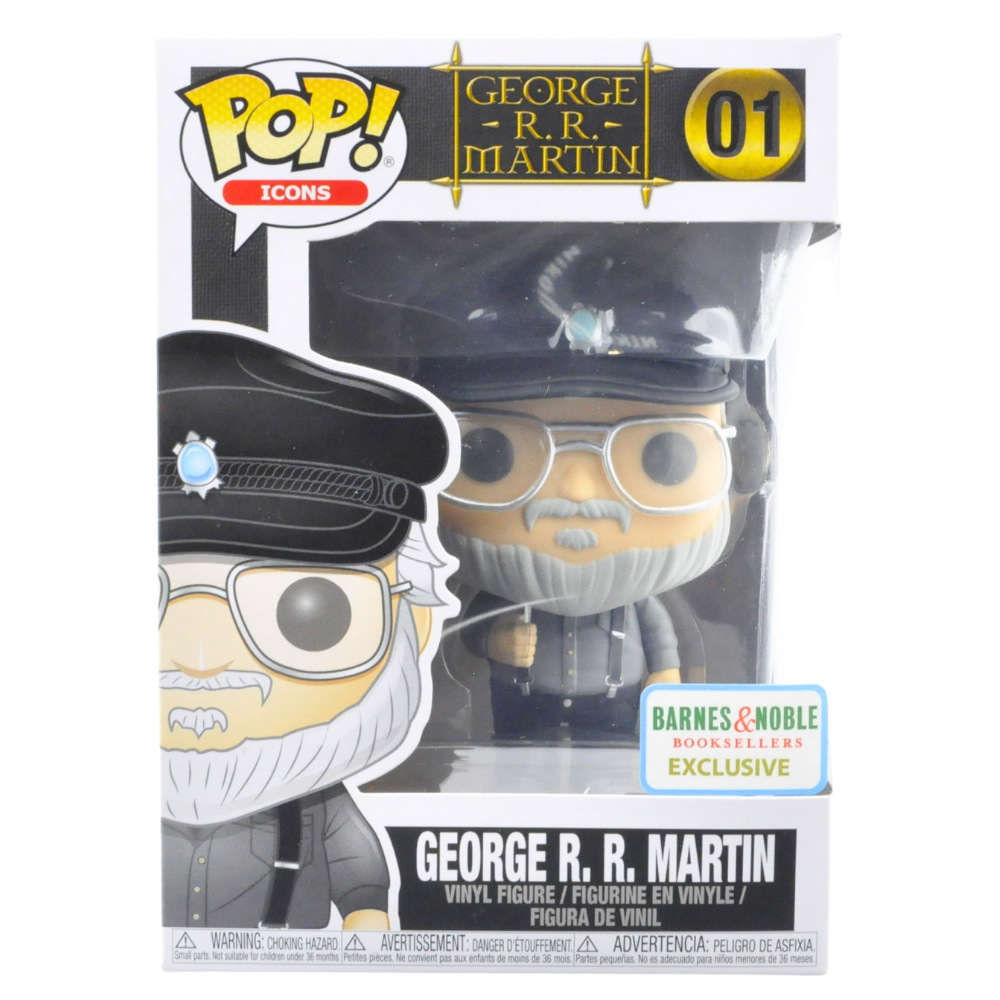 Funko Pop! George R.R. Martin Game of Thrones Vinyl Figure - Barnes & Noble Exclusive Collectible for Fans & Display