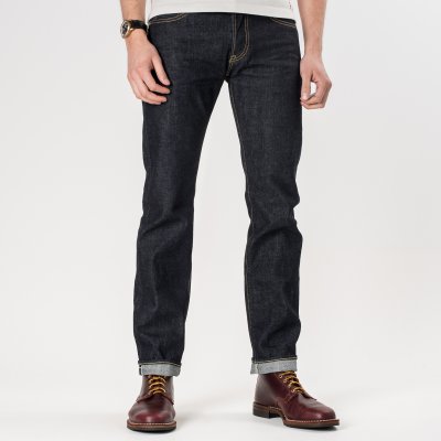 Iron Heart IH-777S 14oz Japanese Selvedge Denim Jeans - Indigo Raw Denim for Men | Premium Slim Fit Workwear & Casual Style