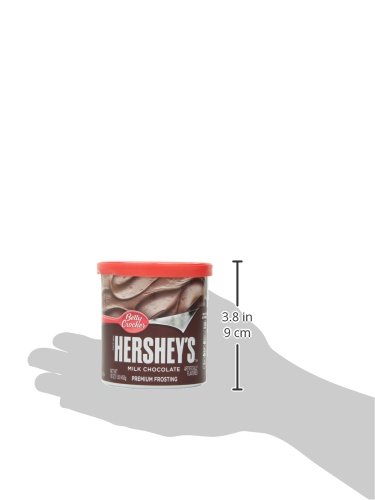Betty Crocker Gluten Free Hershey's Milk Chocolate Frosting - 16 oz (Pack of 8) - Perfect for Cakes, Cupcakes & Dessert Toppings