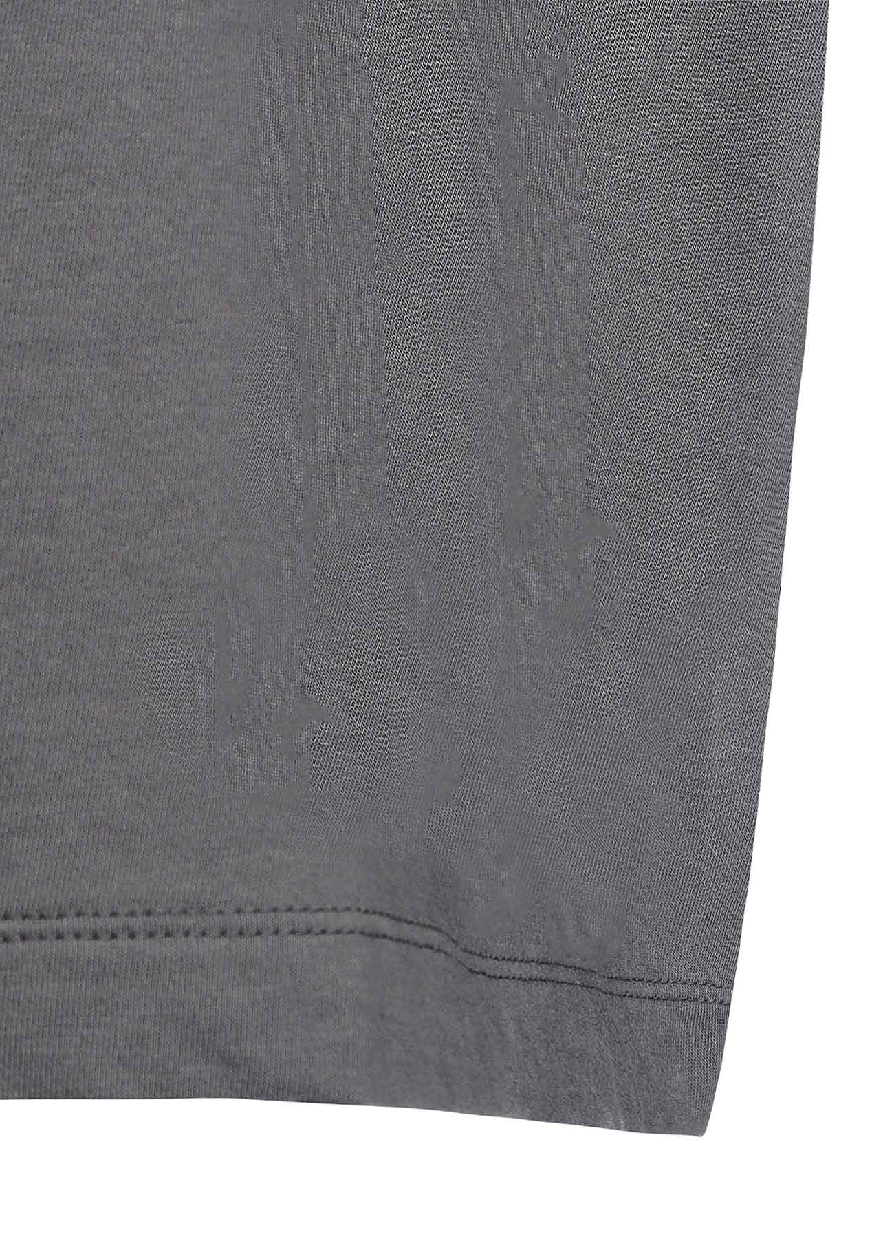 Cotton Jersey French Sleeve Shirt with Chair & Table Print - Casual Wear for Home, Office, and Outdoor Activities