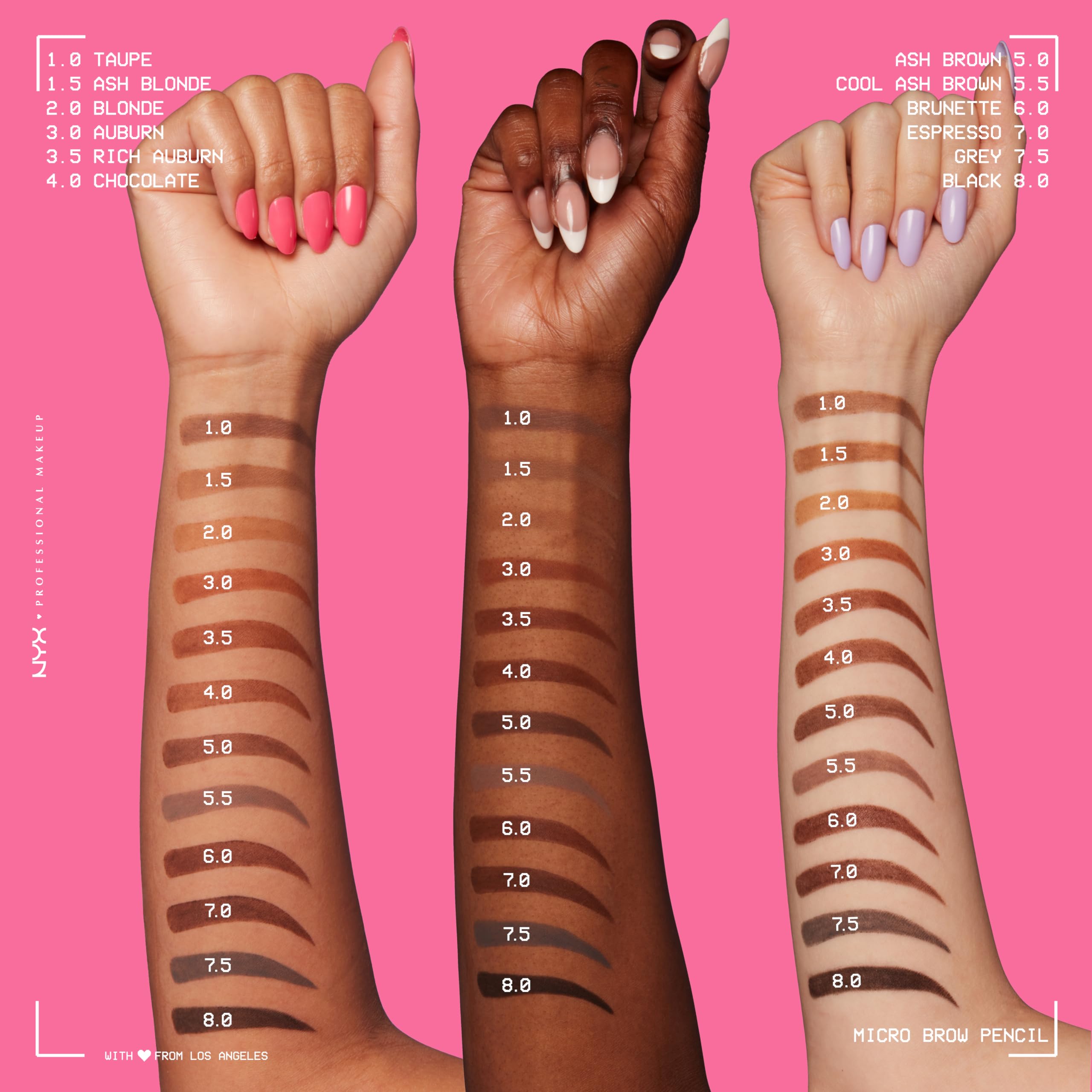 NYX PROFESSIONAL MAKEUP Micro Brow Pencil - Ultra-Precise Eyebrow Pencil for Defined Brows (Chocolate) | Waterproof, Long-Lasting Formula for Daily Use & Special Occasions