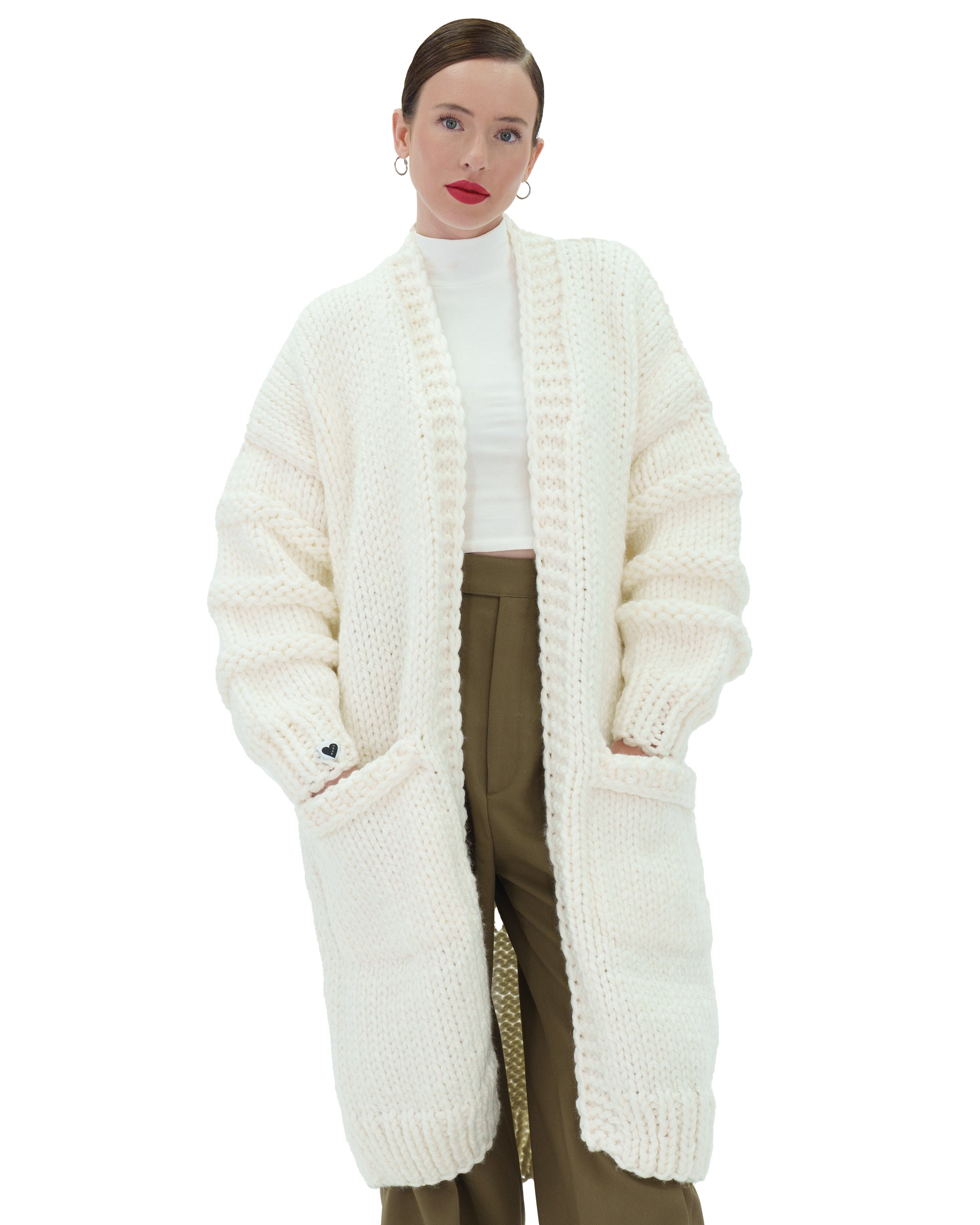 Stylish Long Pocketed Cardigan for Women - Cozy Knit Sweater with Pockets - Perfect for Fall, Winter & Layering Outfits