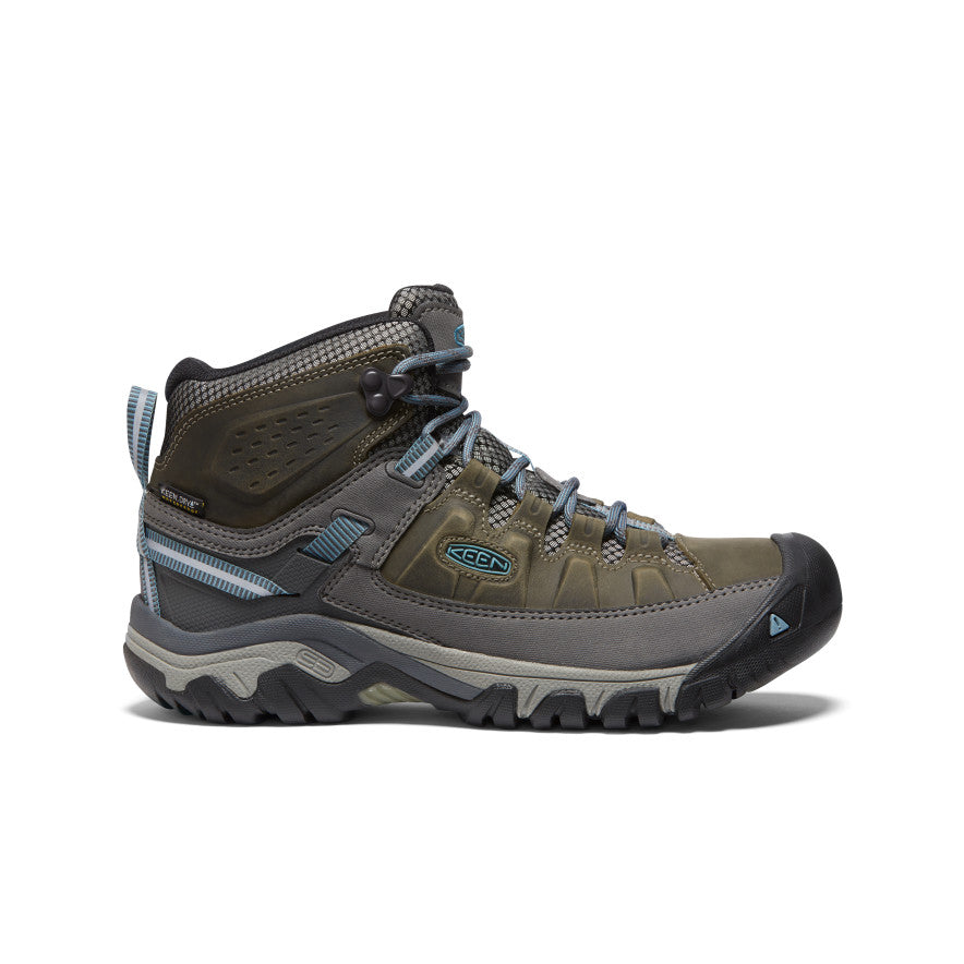 Women's KEEN Targhee III Waterproof Hiking Boots - Magnet/Atlantic Blue | Mid-Cut Ankle Support for Outdoor Adventures & Trail Walking