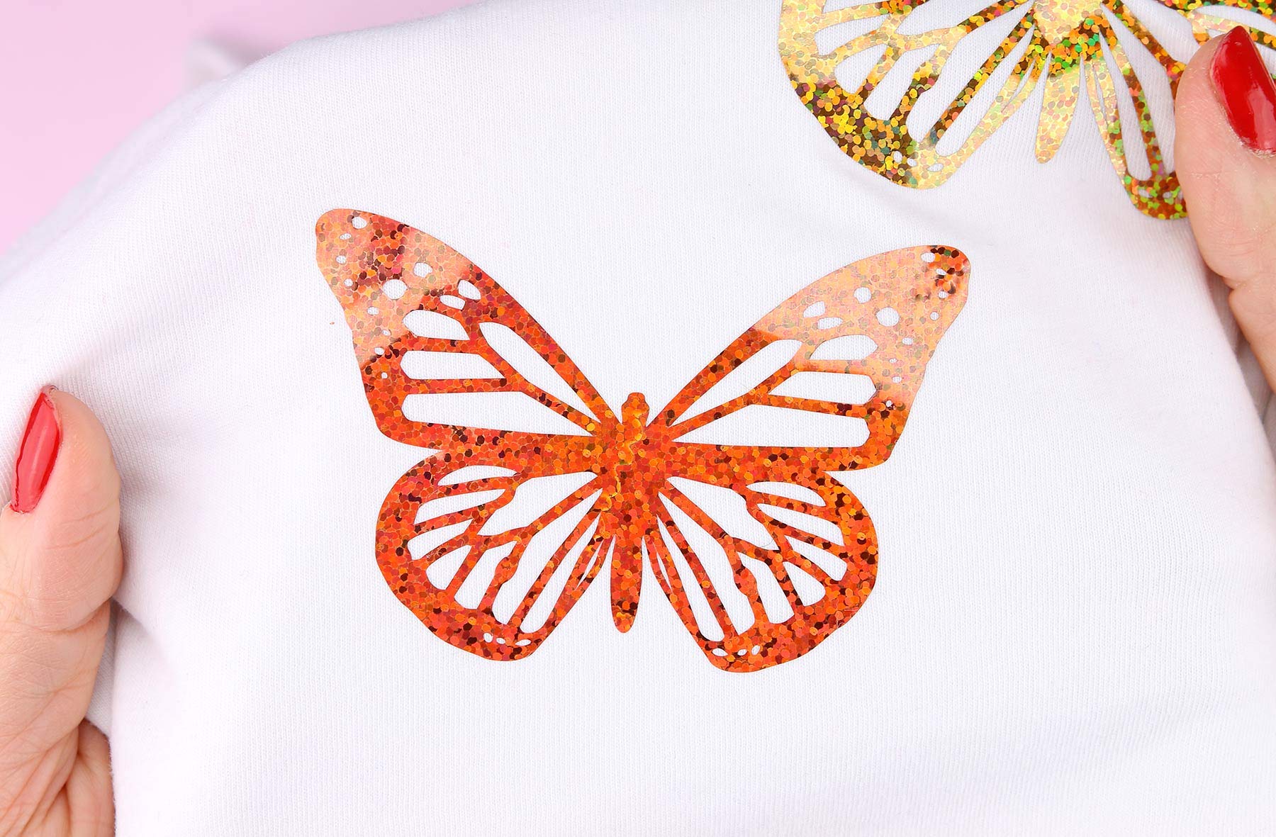 Holographic Gold HTV Vinyl Sheets - 5 Pack Heat Transfer Vinyl for DIY T-Shirts, Tote Bags & Craft Projects