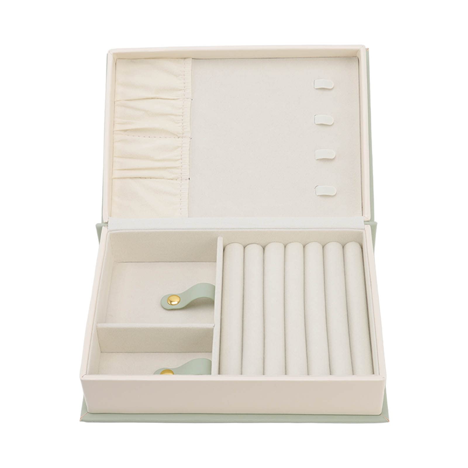 CHICIRIS Leather Jewelry Storage Box - Large Capacity Travel Jewelry Organizer for Necklaces, Earrings & Accessories | Perfect for Home, Travel & Gift Giving